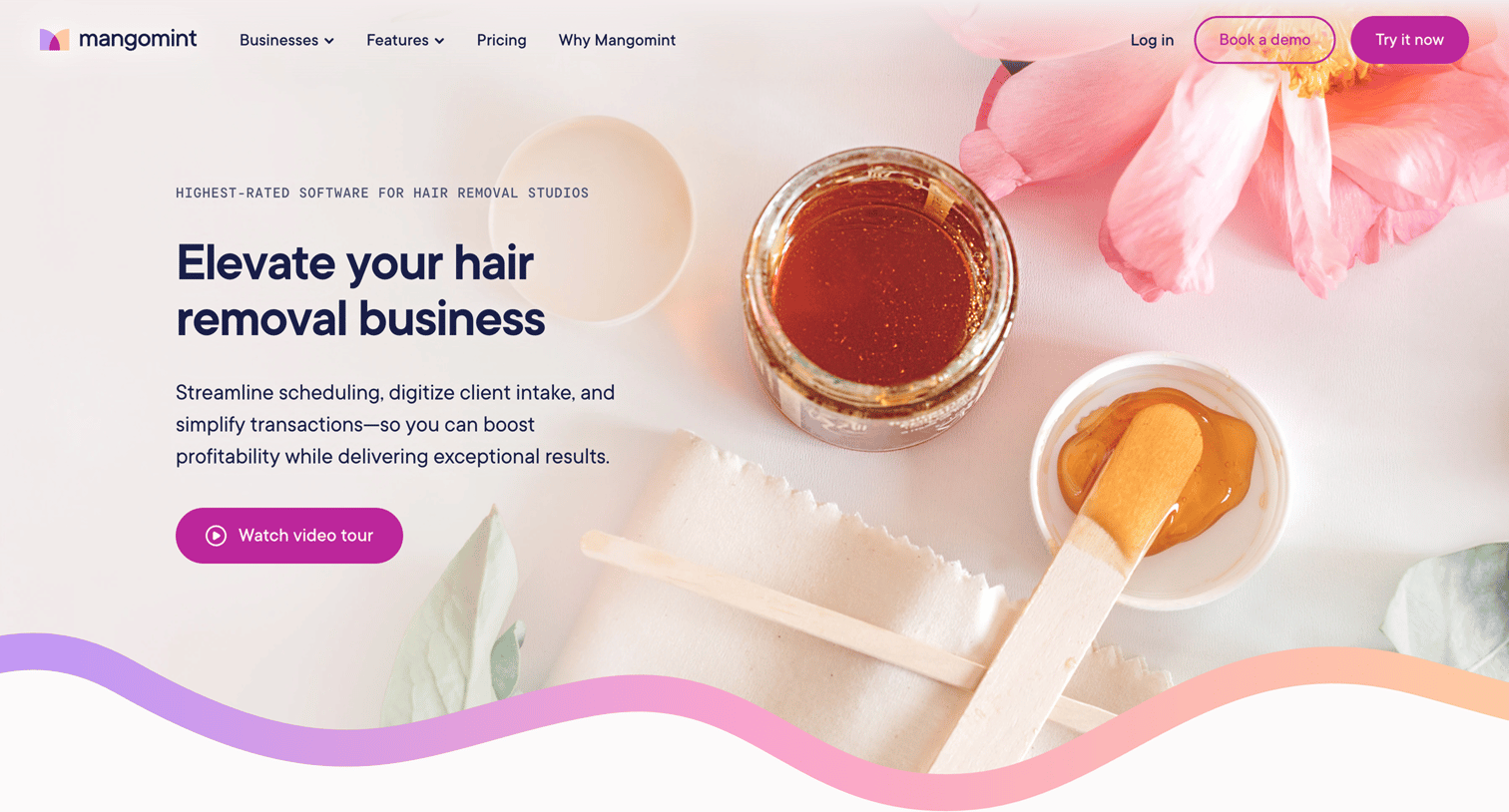 Mangomint - Highest-Rated Hair Removal Studio Software | Mangomint screen
