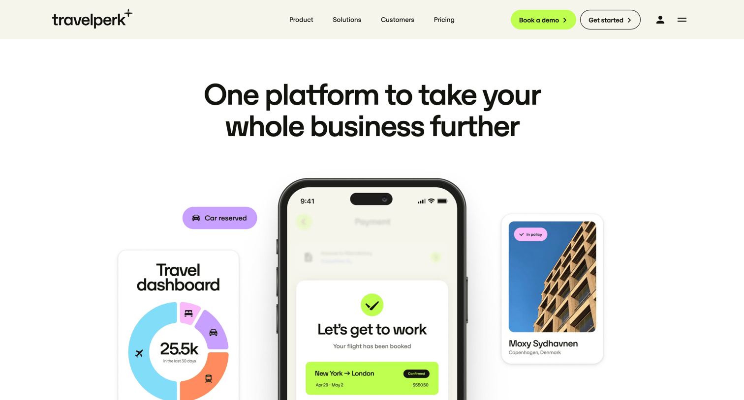 Travelperk - Business Travel Management Online Booking Tool  TravelPerk screen