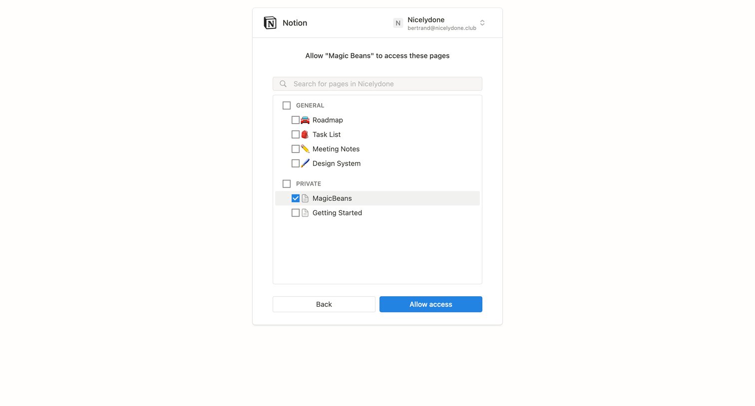 Magic Beans - Notion – The all-in-one workspace for your notes, tasks, wikis, a screen