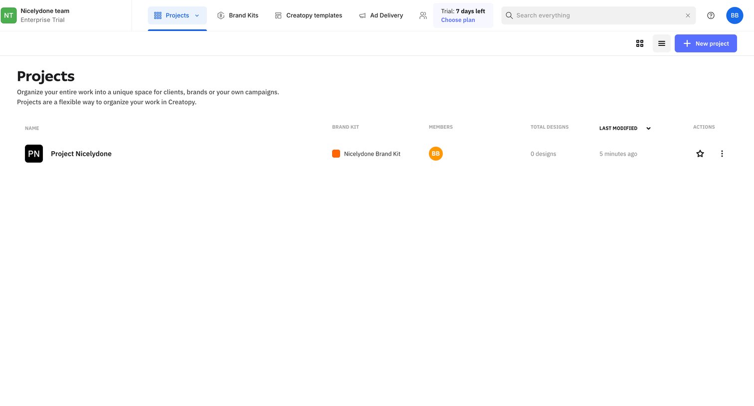 Creatopy - Creative Automation Platform screen