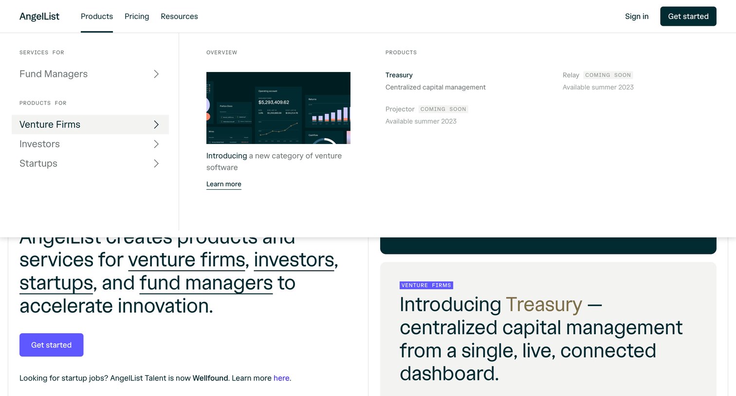 Angellist - Build, Lead, Invest | AngelList screen