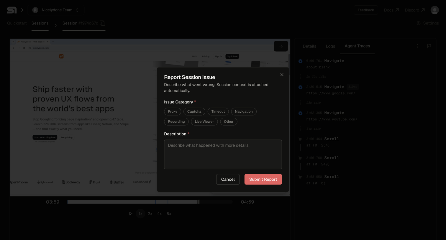 Steel - Steel | Open-source Headless Browser API screen
