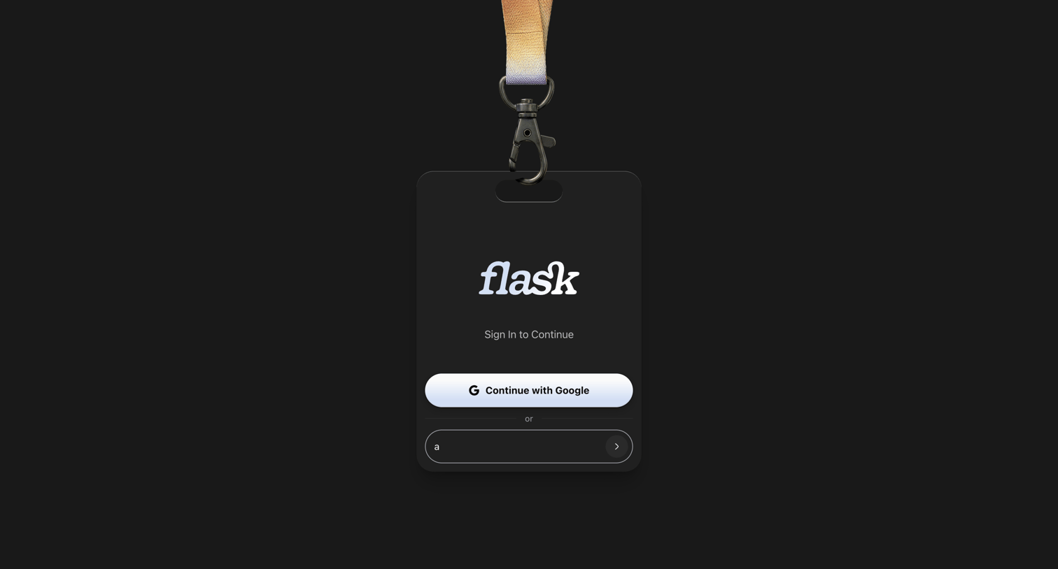 Flask - Login | Flask screen
