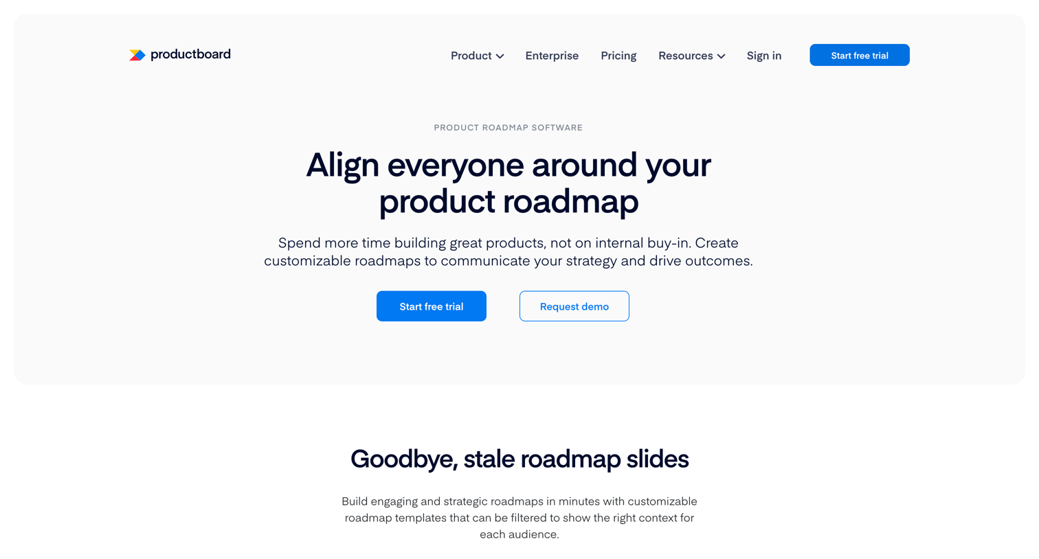 Productboard - Product Roadmap Software Tools | Productboard screen