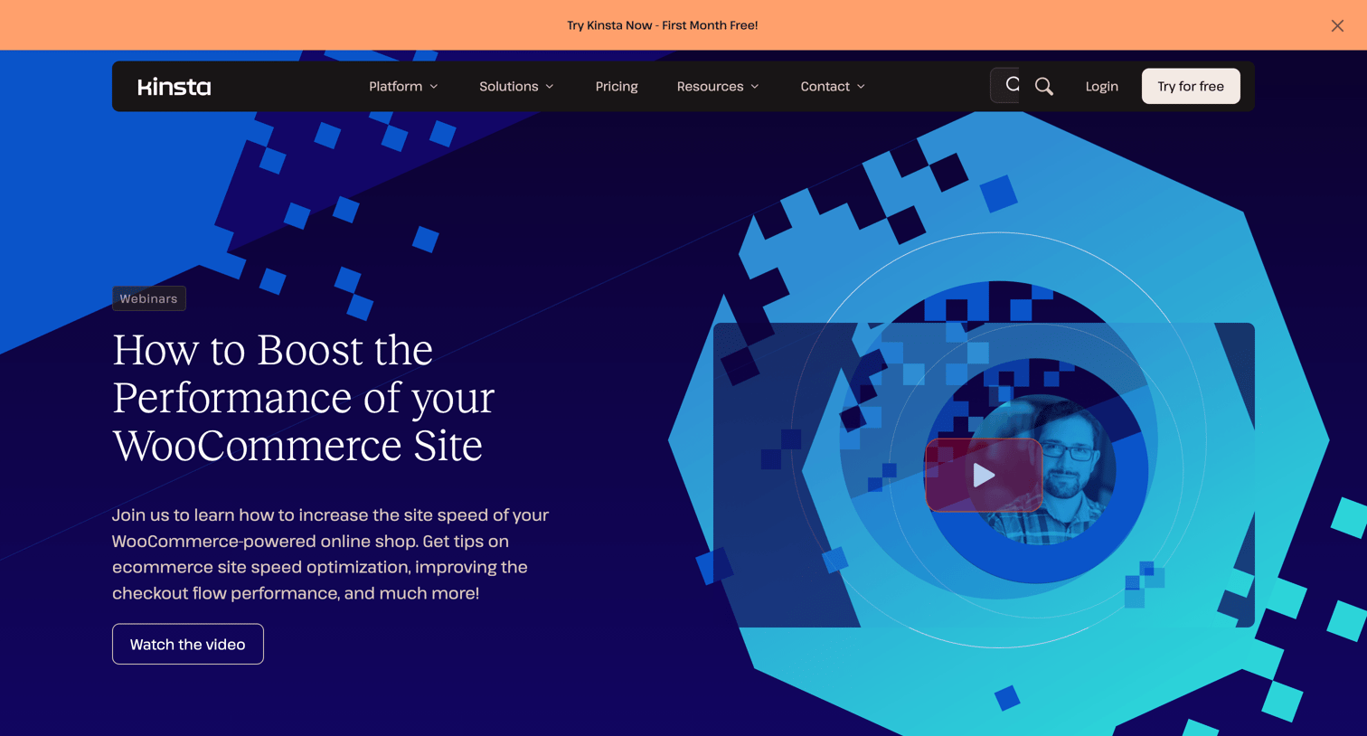Kinsta - How to Boost the Performance of your WooCommerce Site - Kinsta® screen