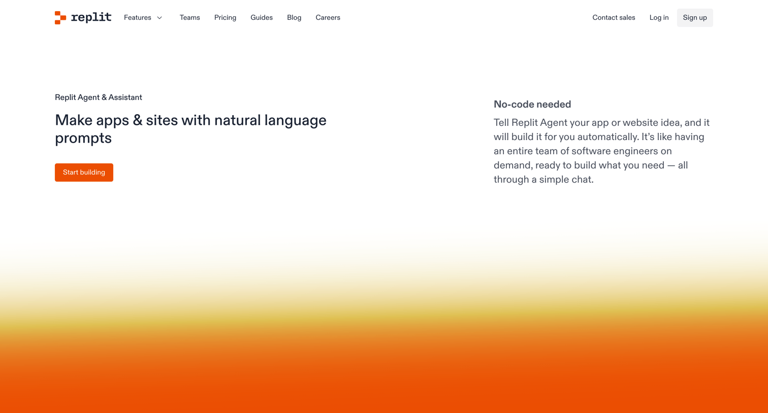 Replit - Agent | Assistant - Replit screen