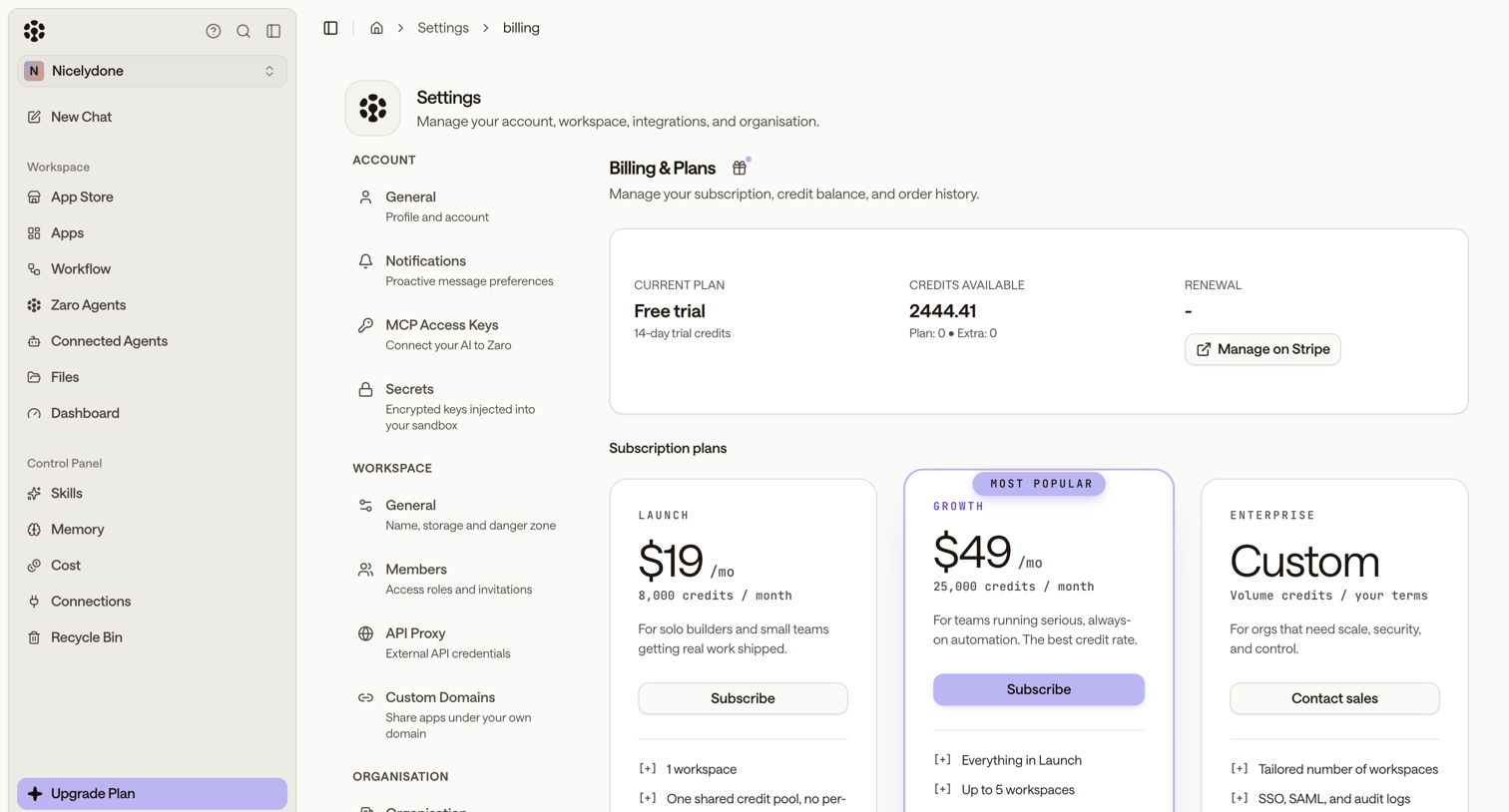 Zaro - Zaro - The Context Layer for Enterprise AI screen
