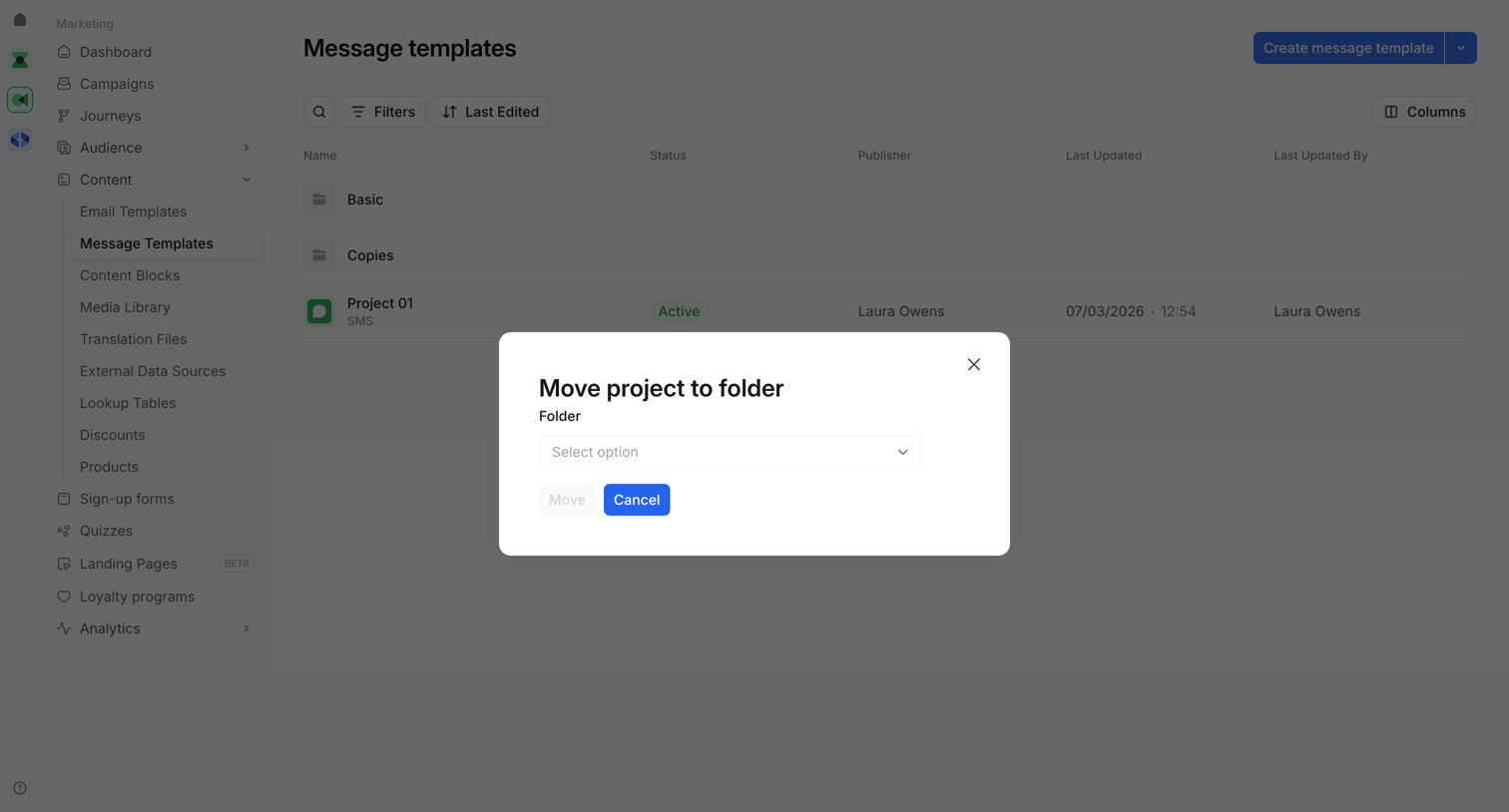 Bird - Message templates | Bird screen