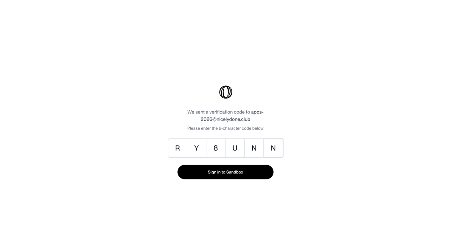 Polar - Enter verification code | Polar screen