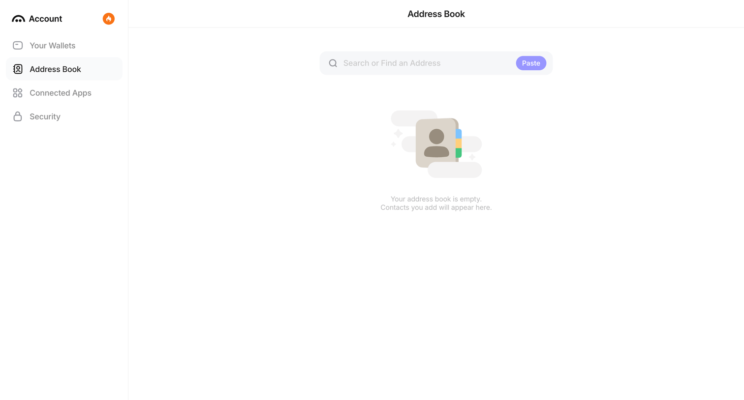 Family - Aave Account screen