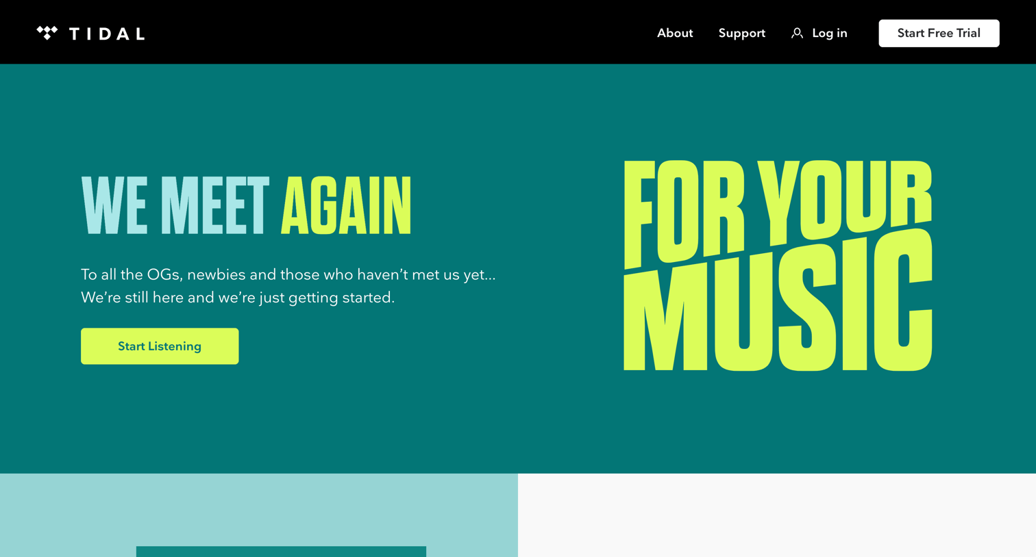 Tidal - We Meet Again | TIDAL screen