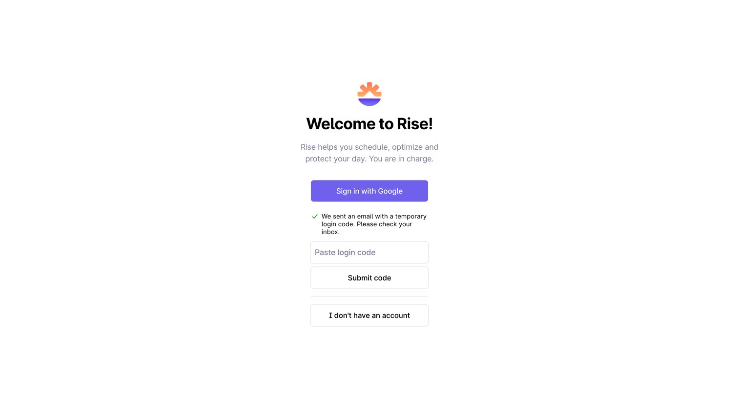Rise screen