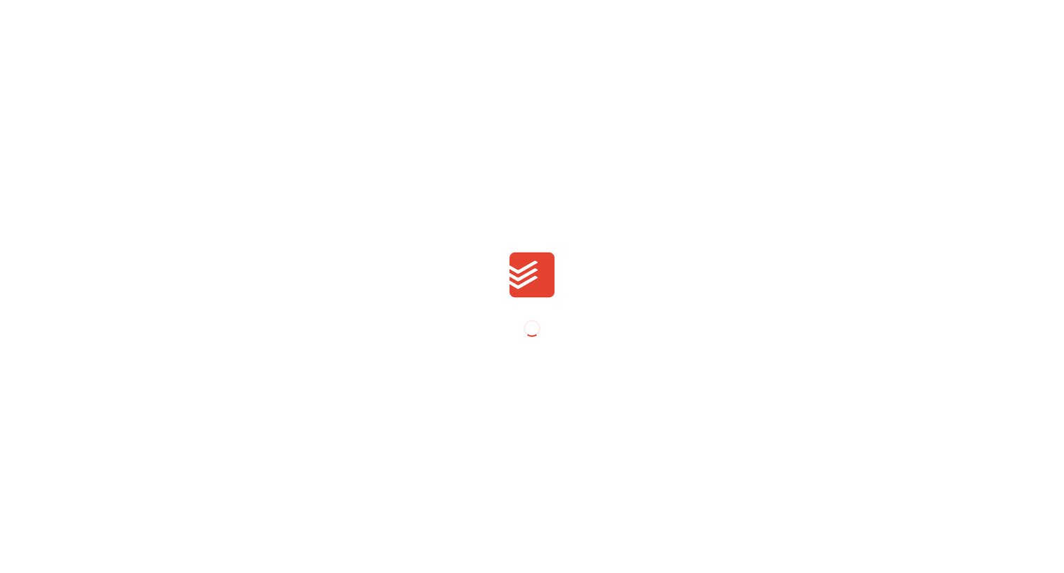 Todoist screen