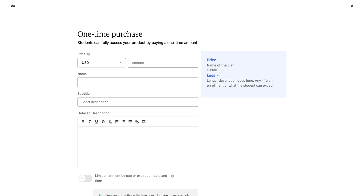 Teachable - Admin Teachable screen
