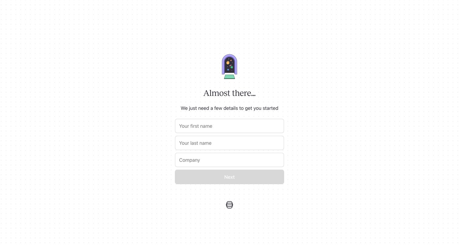 Tines - Your first story - Tines screen
