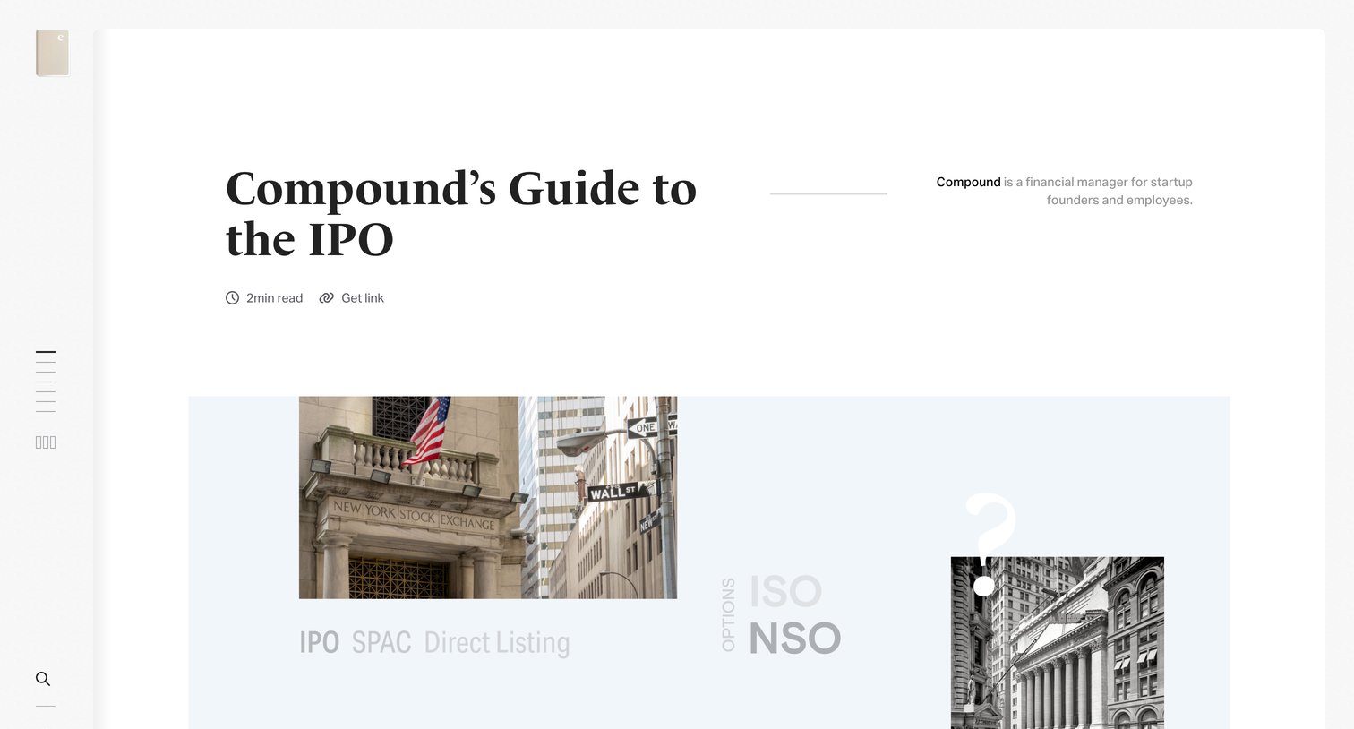 Compound - Compound’s guide to the IPO screen