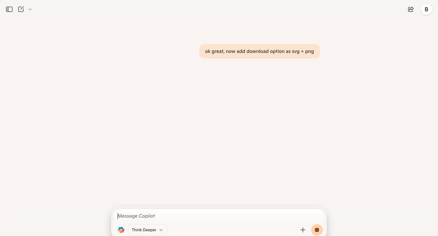 Copilot - Microsoft Copilot: Your AI companion screen