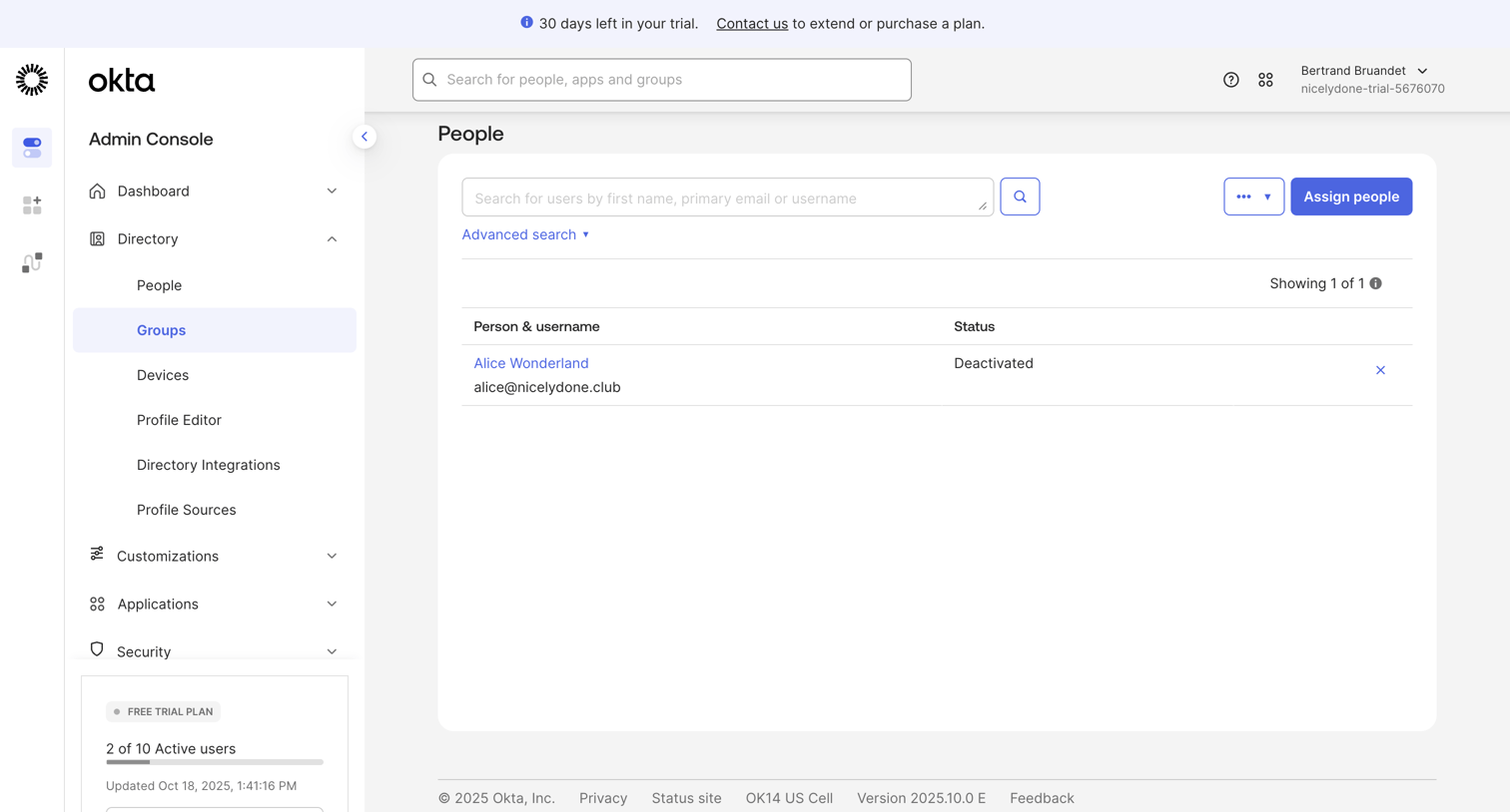 Okta - nicelydone-trial-5676070 - Group screen