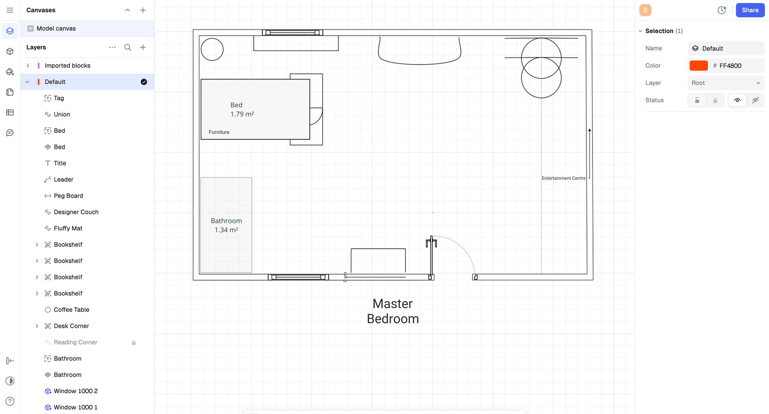 Rayon - Master Bedroom | Rayon screen
