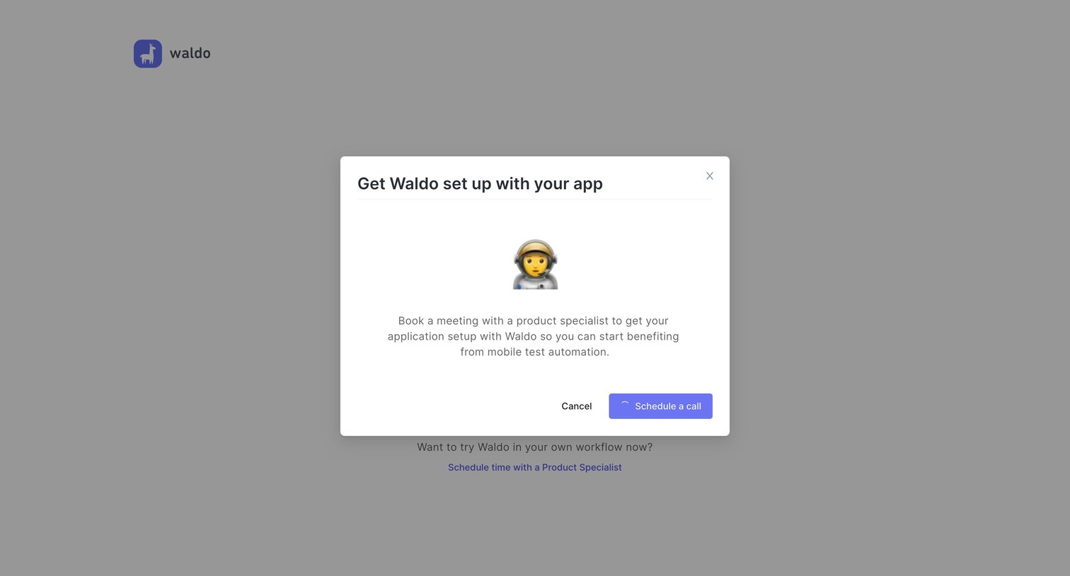 Waldo screen