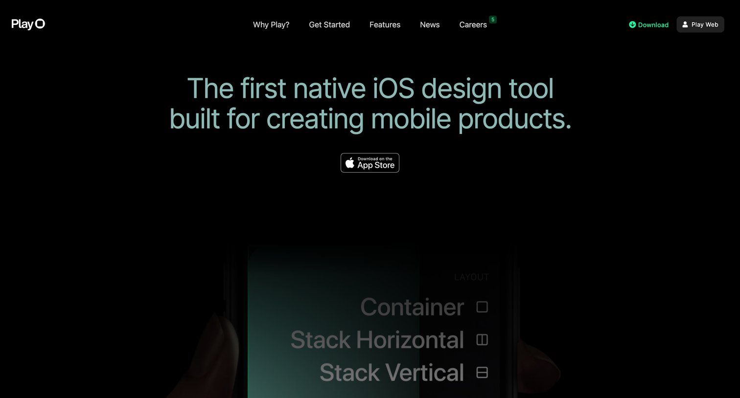 Play - Home screen