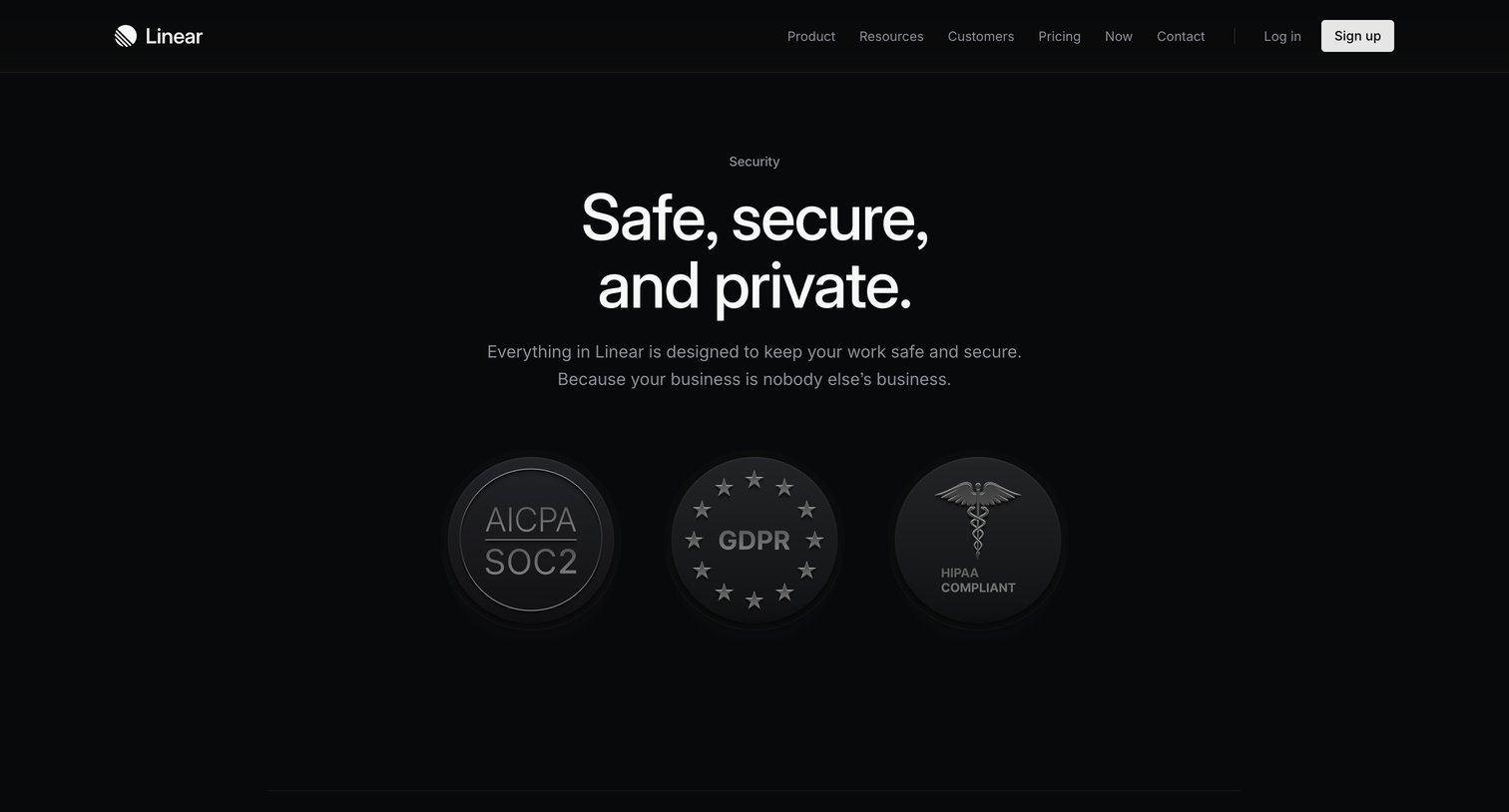 Linear - Security – Linear screen