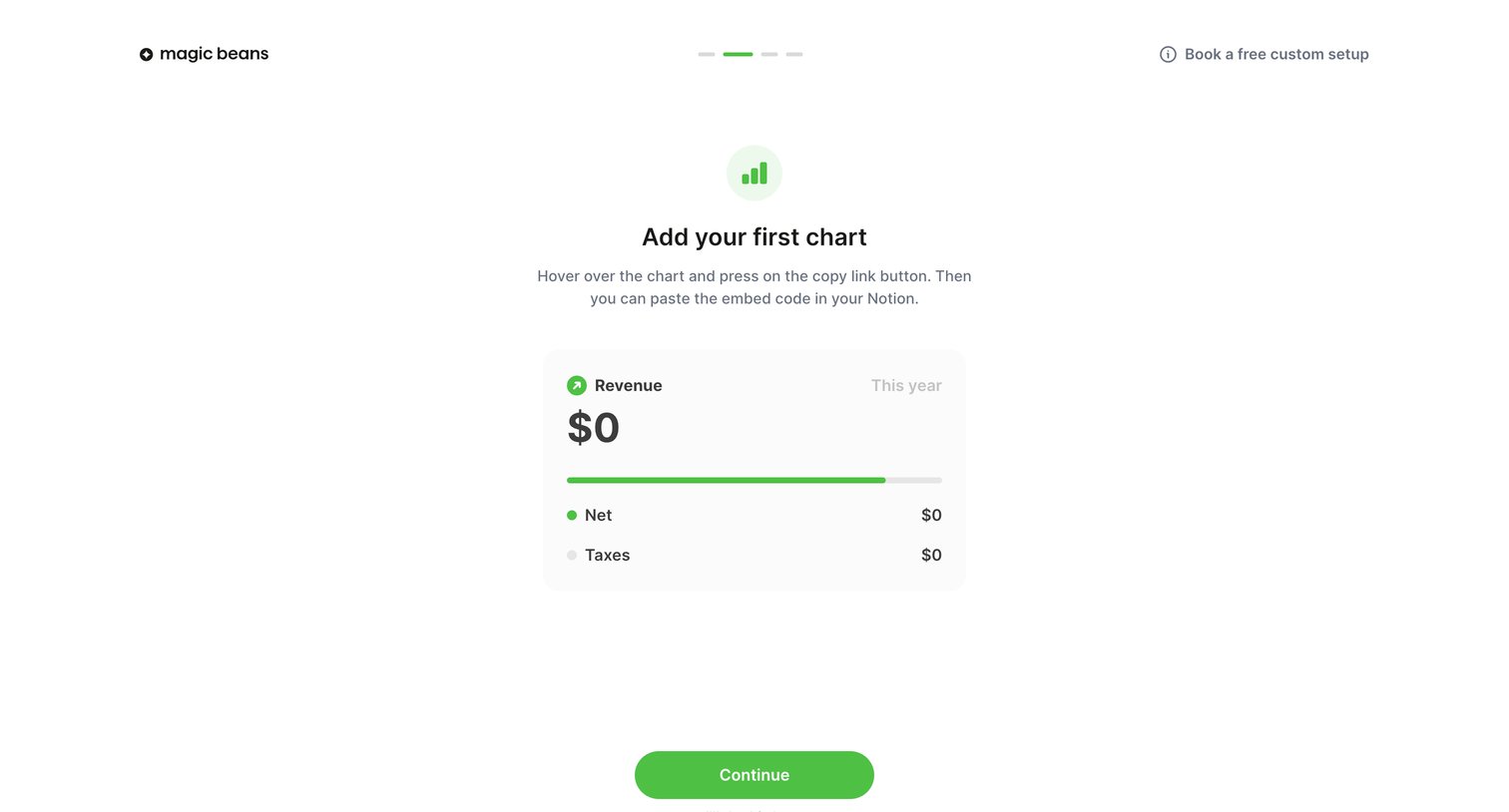 Magic Beans - Onboarding - Magic Beans screen