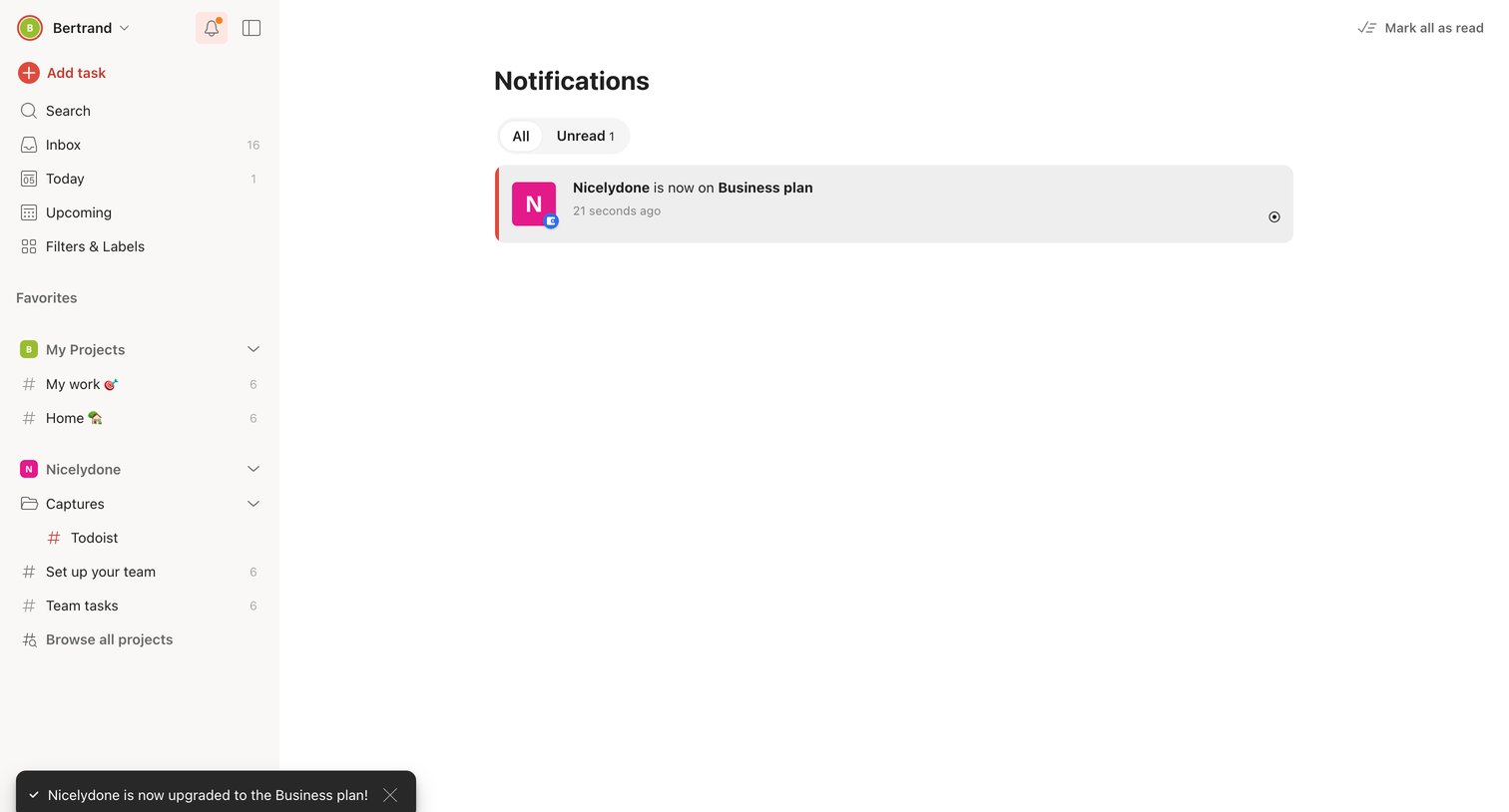 Notifications – Todoist from Todoist