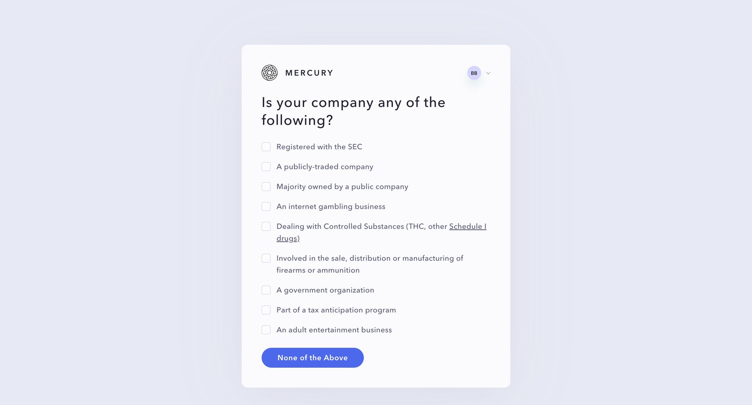 Mercury - Mercury | Banking for startups screen