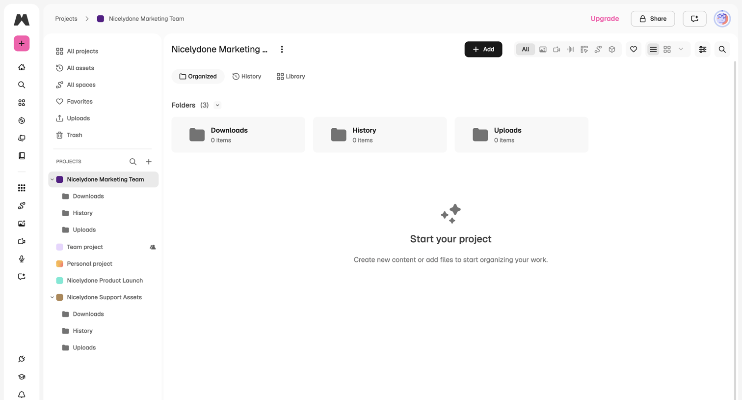 Magnific - Creations | Magnific AI screen