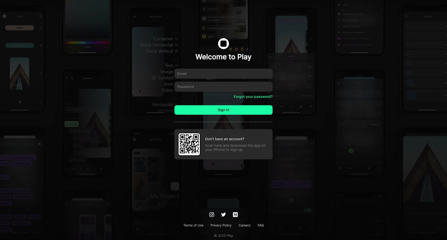 Play screen