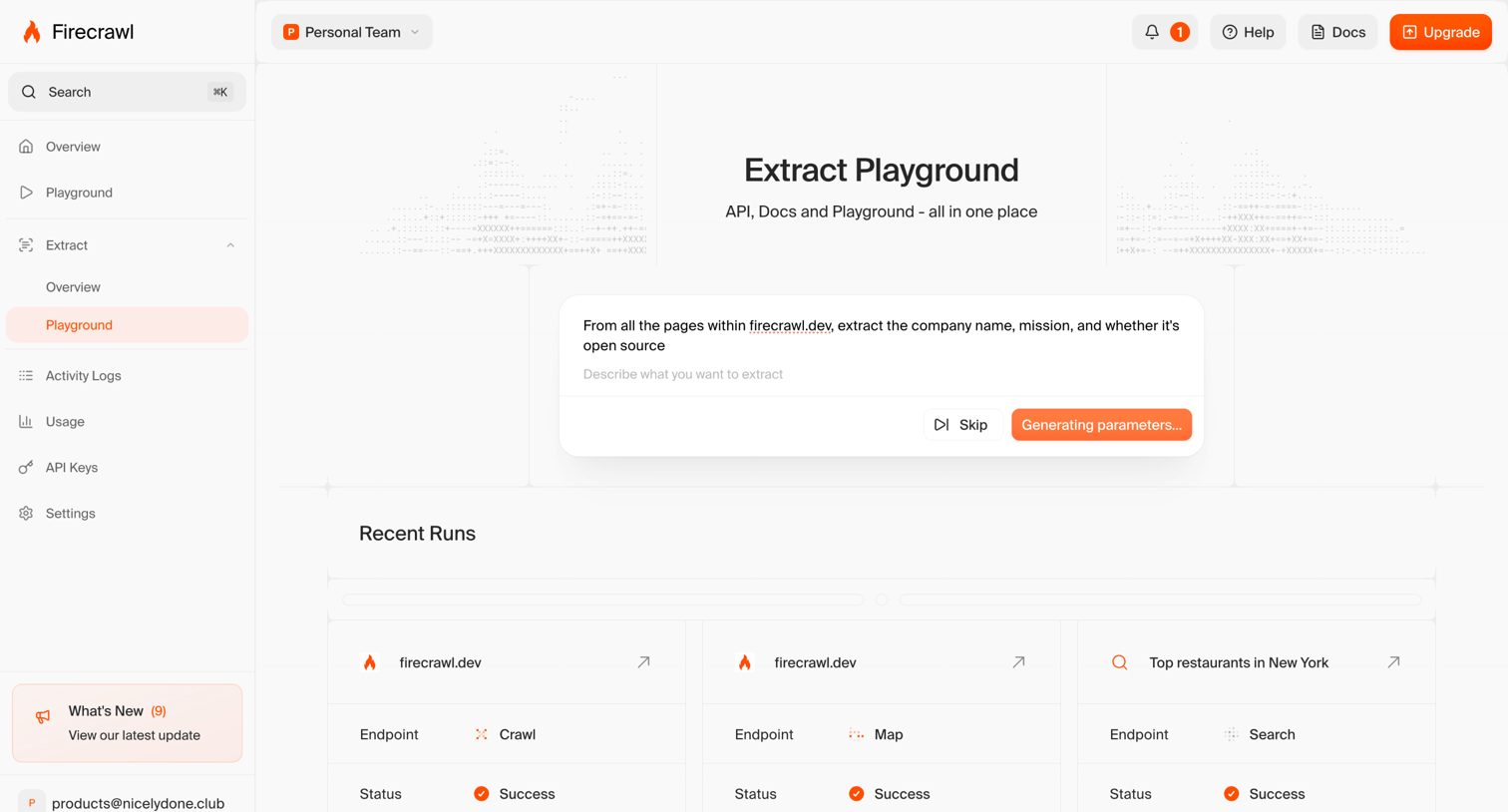 Firecrawl - Firecrawl - The Web Data API for AI screen