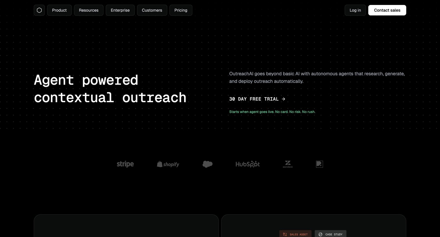 Mocha - Agent Outreach screen