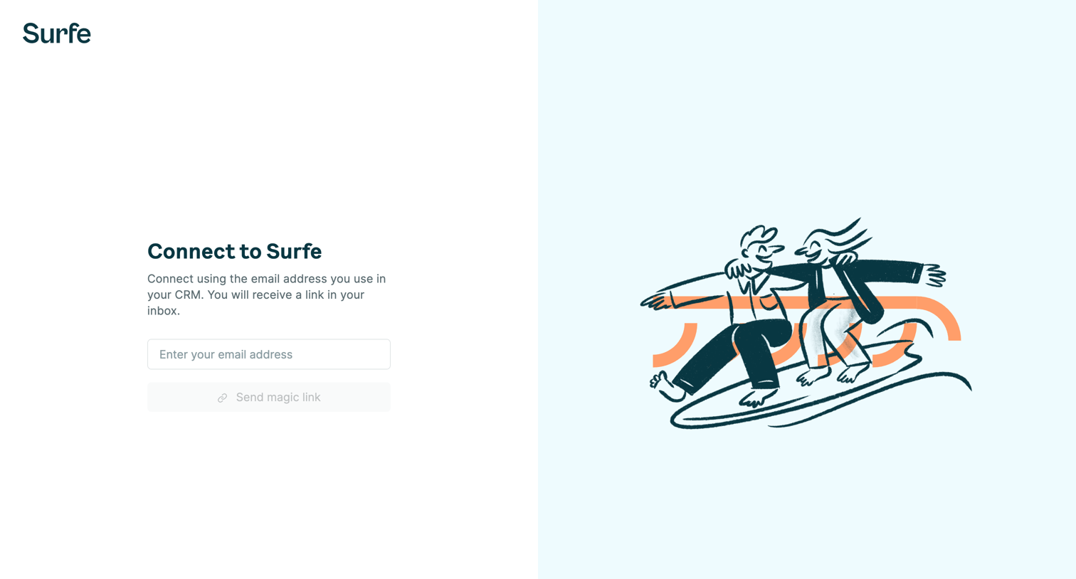Surfe - Surfe | Dashboard screen