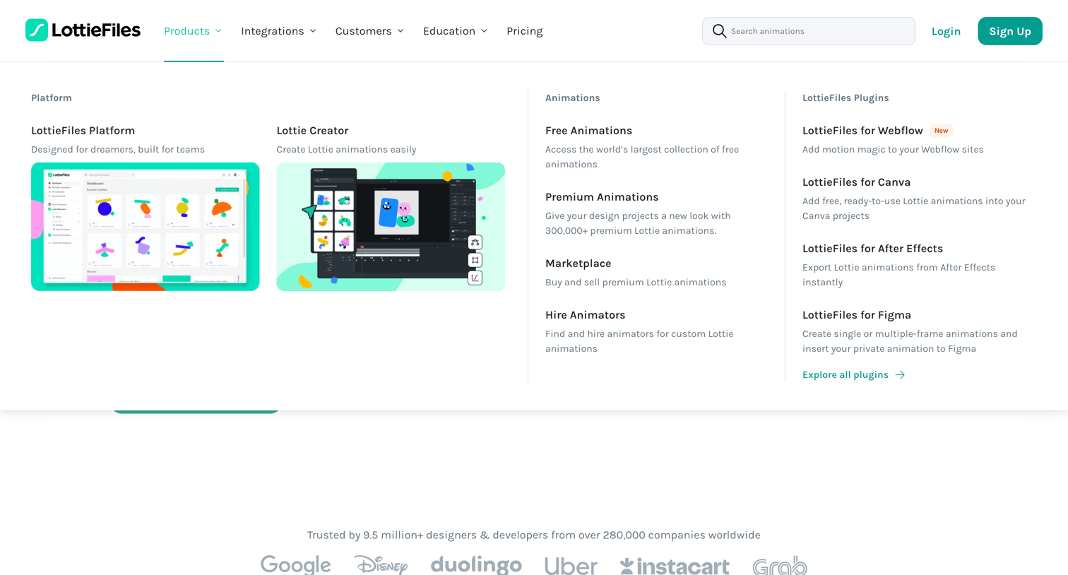 Lottie - LottieFiles Download Free lightweight animations for website | app screen