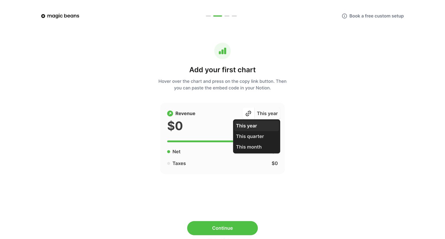 Magic Beans - Onboarding - Magic Beans screen