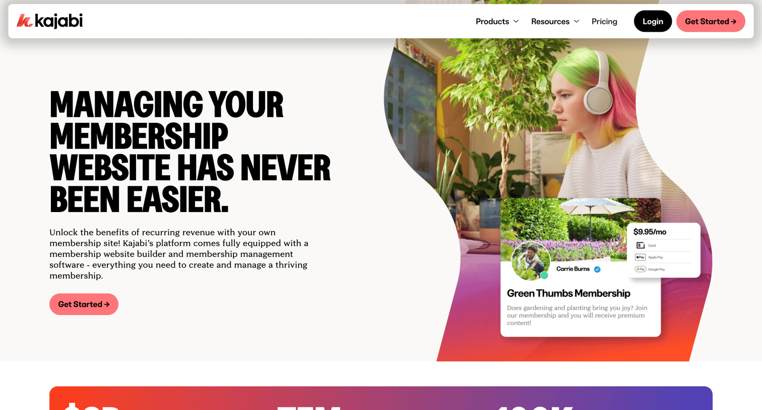 Kajabi - Create and Sell Memberships | Kajabis All-in-One Platform screen