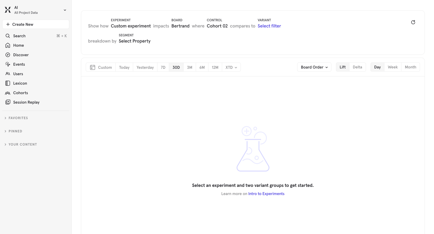 Mixpanel - Mixpanel - Product Analytics screen