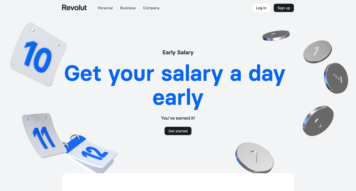 Revolut - Revolut – Early Salary screen