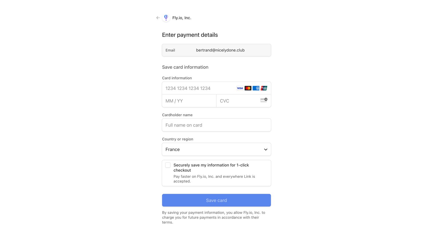 Fly - Fly.io, Inc. screen