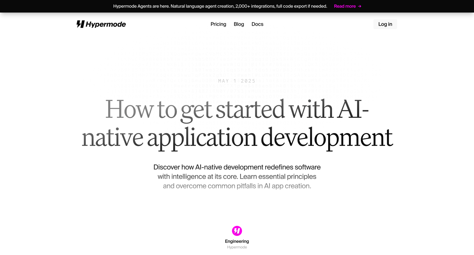 Hypermode - How to get started with AI-native application development – Hypermode screen
