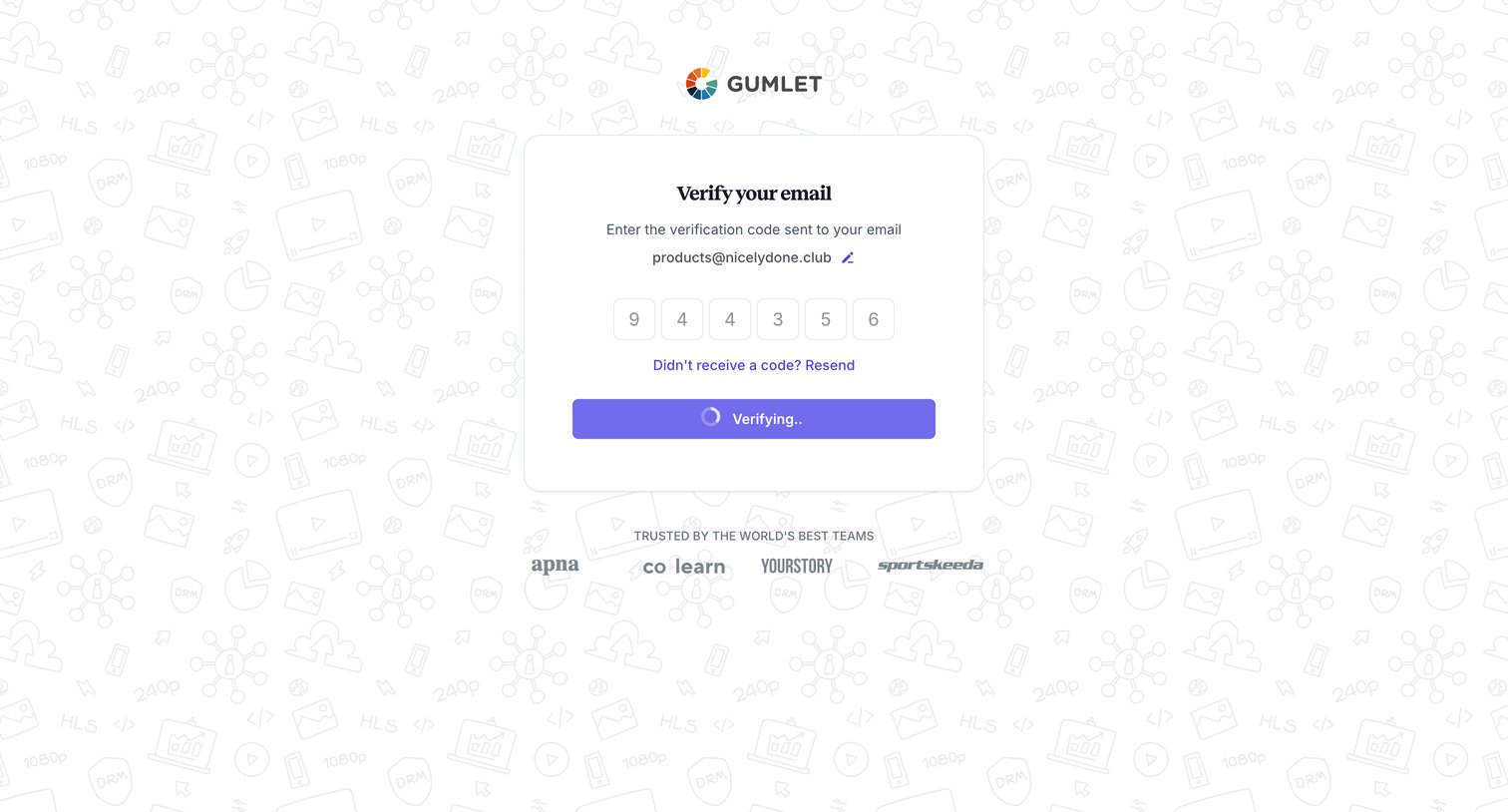 Gumlet - M2N77ZKAQIXSD screen