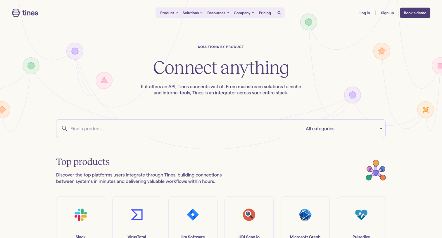 Tines - Solutions by product | Tines screen
