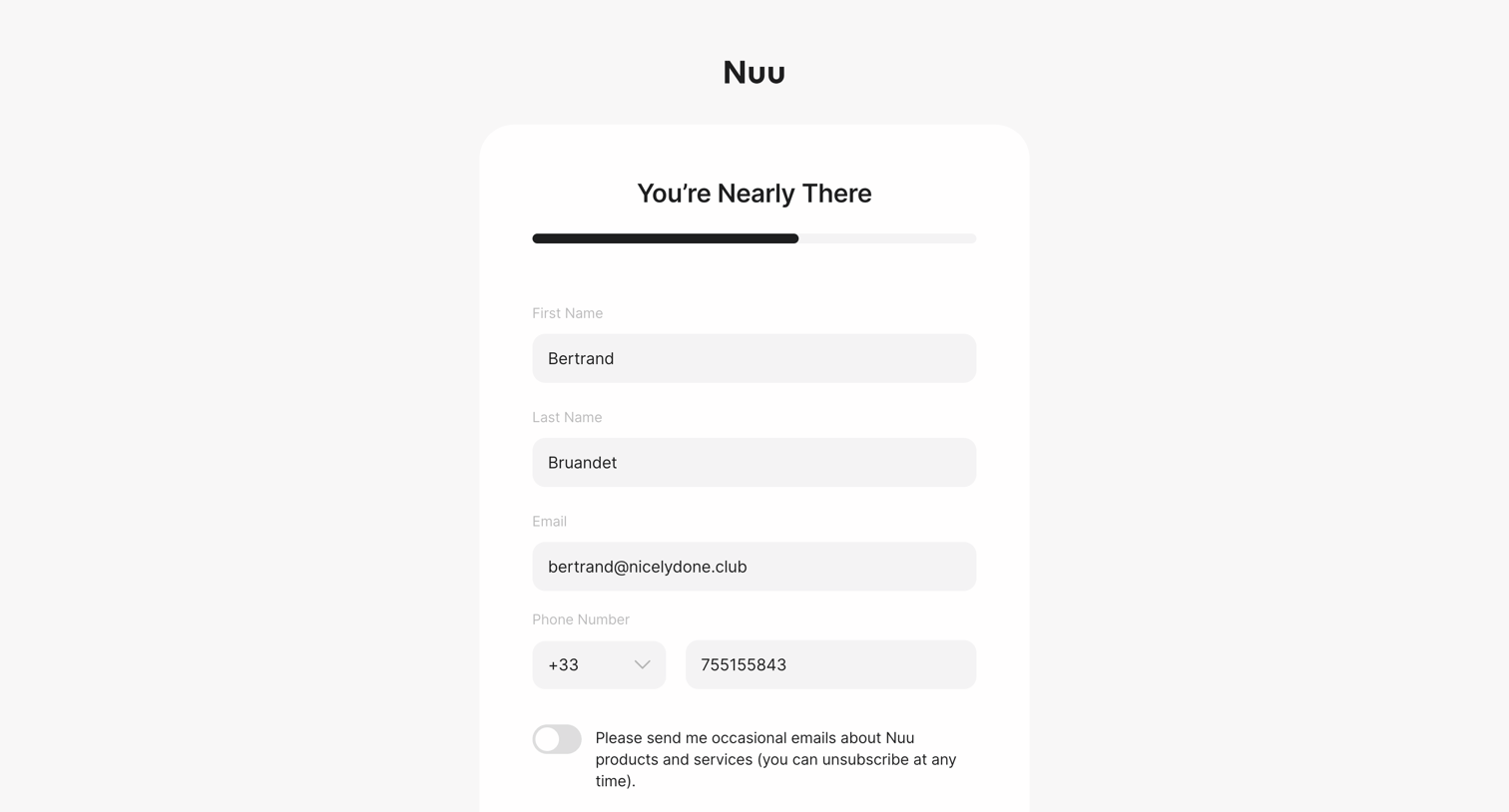 Nuu - Nuu Editor screen