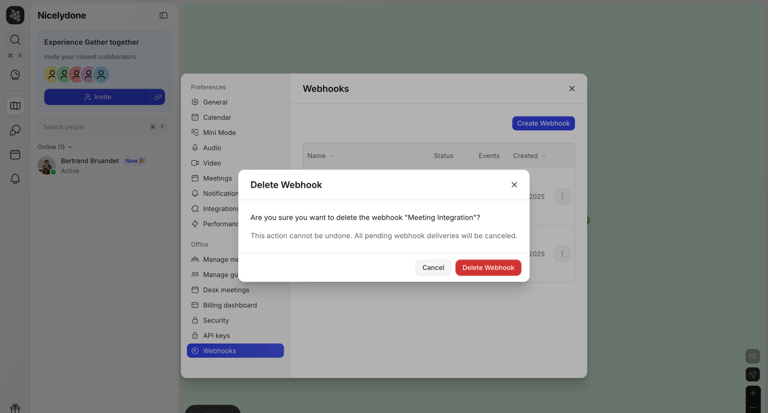 Gather - Nicelydone | Gather screen