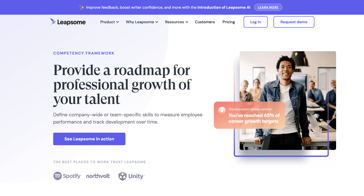 Leapsome - Competency Framework | Leapsome screen