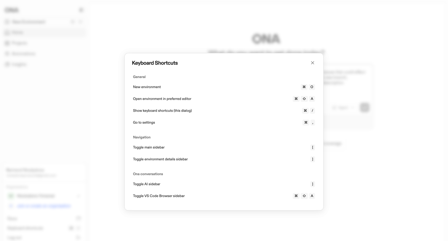 Ona screen