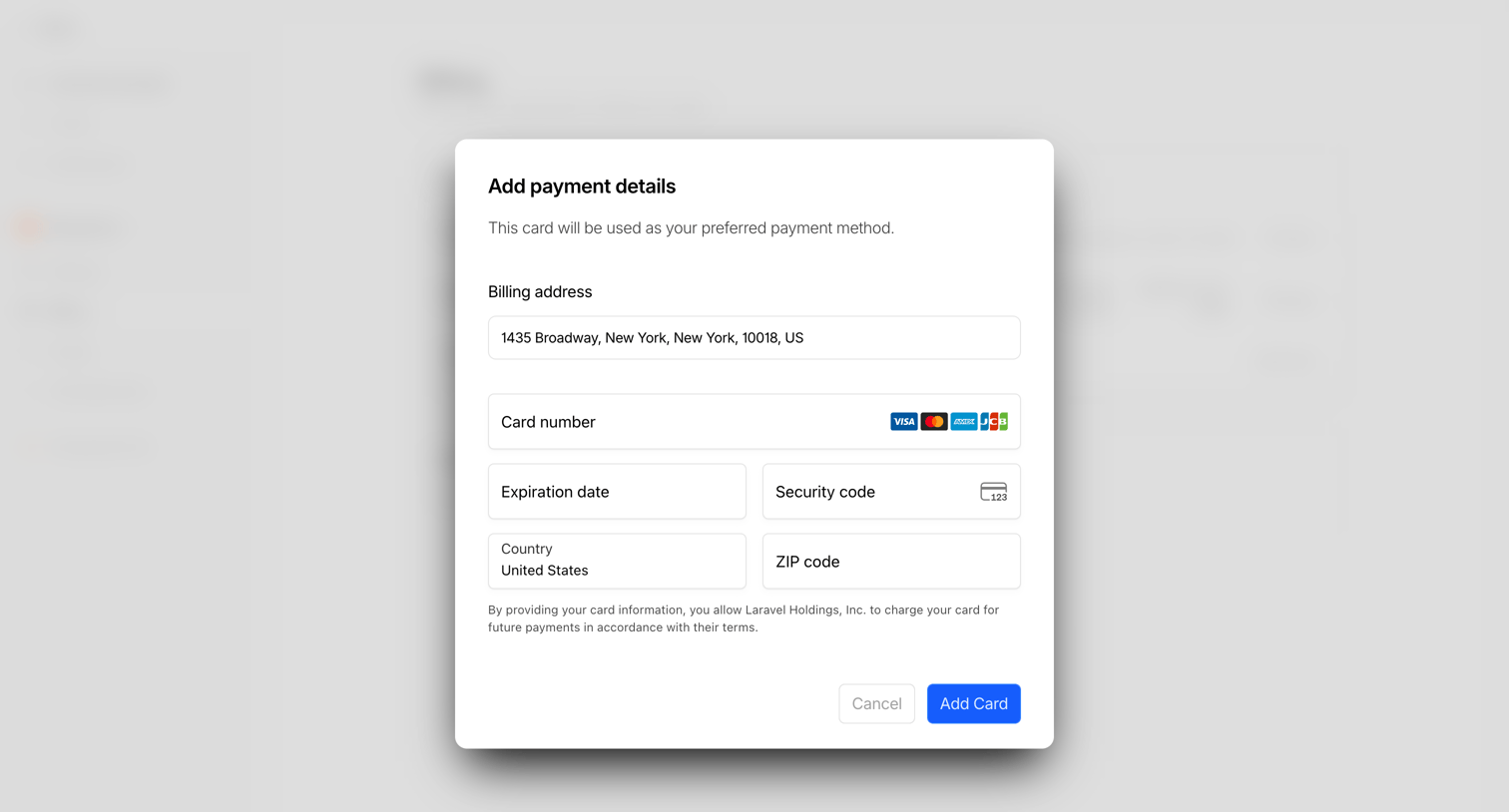 Nightwatch - Billing - Nightwatch screen