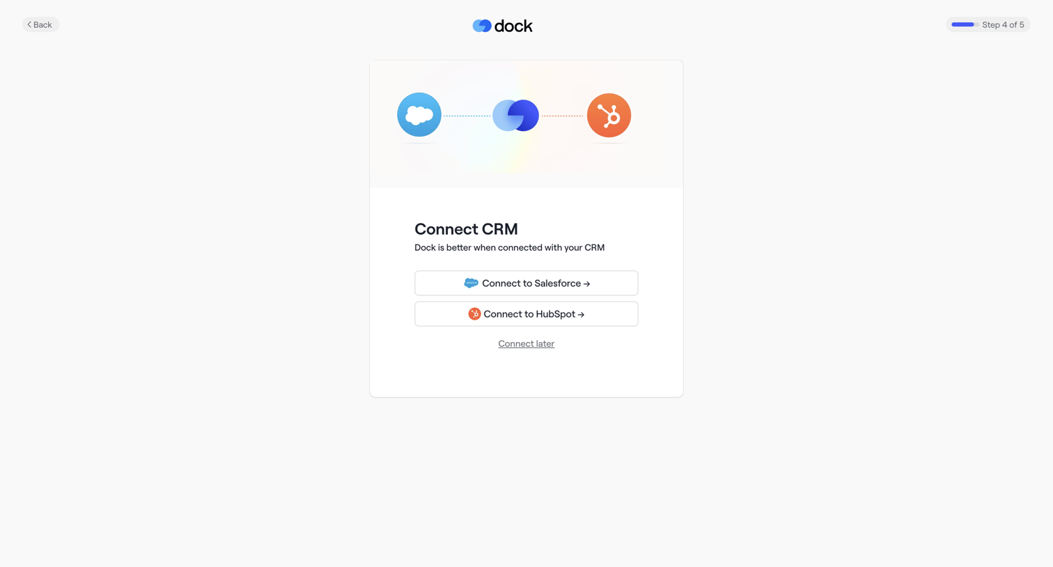 Register · Dock from Dock