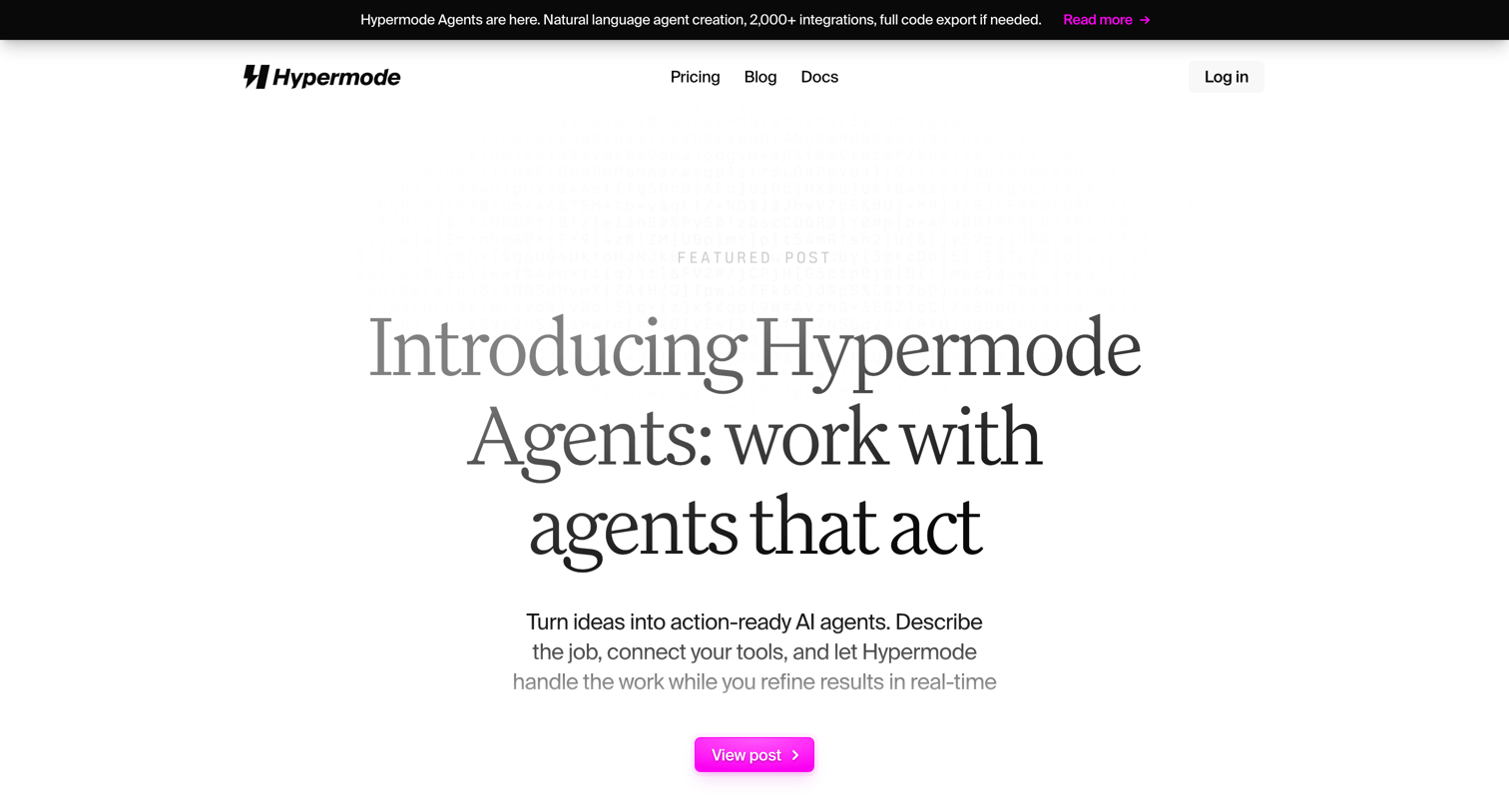 Hypermode - Blog – Hypermode screen